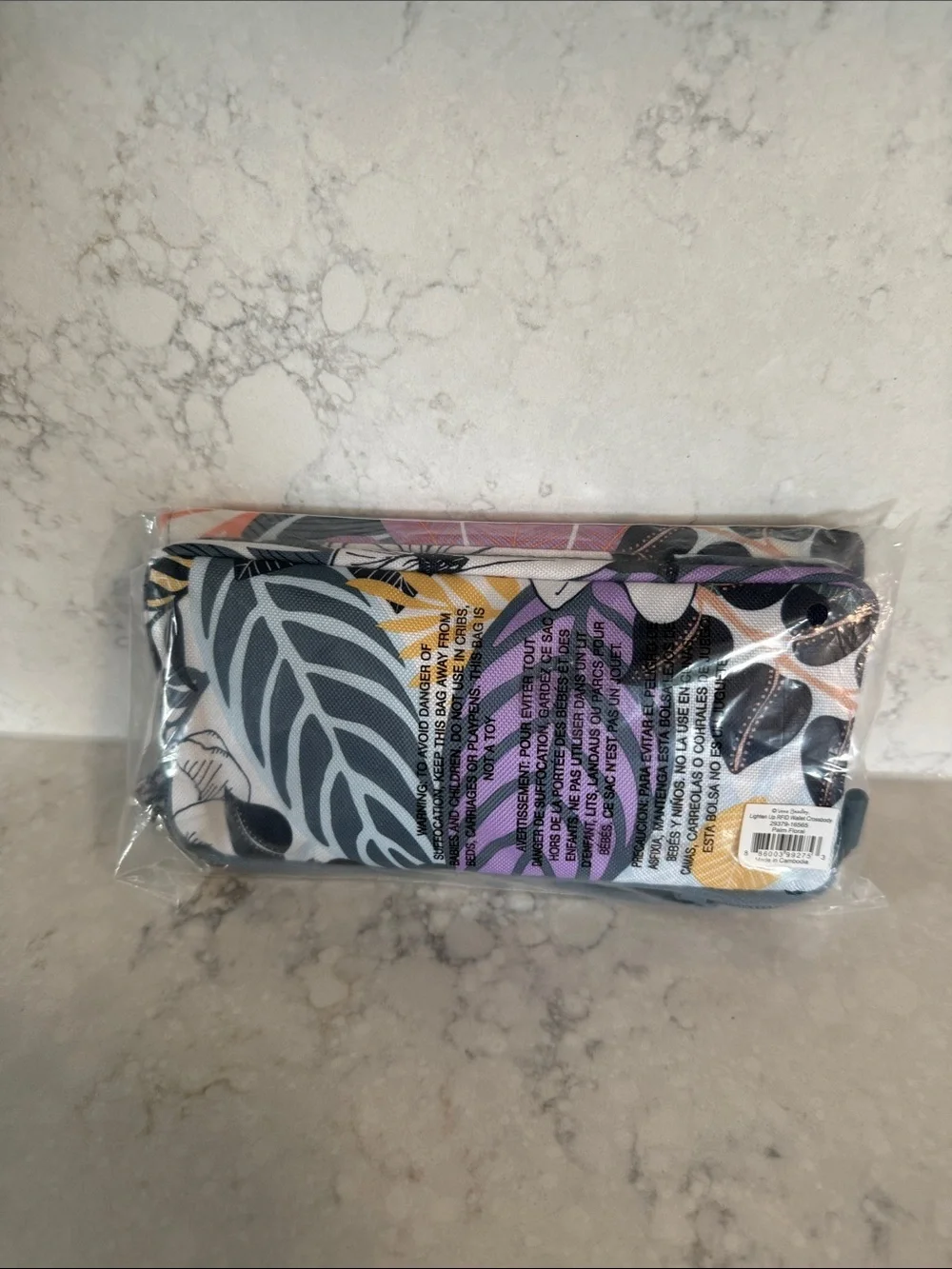 Vera Bradley Leaf Print Wristlet, Card Case & Lanyard Set in Multi Colors